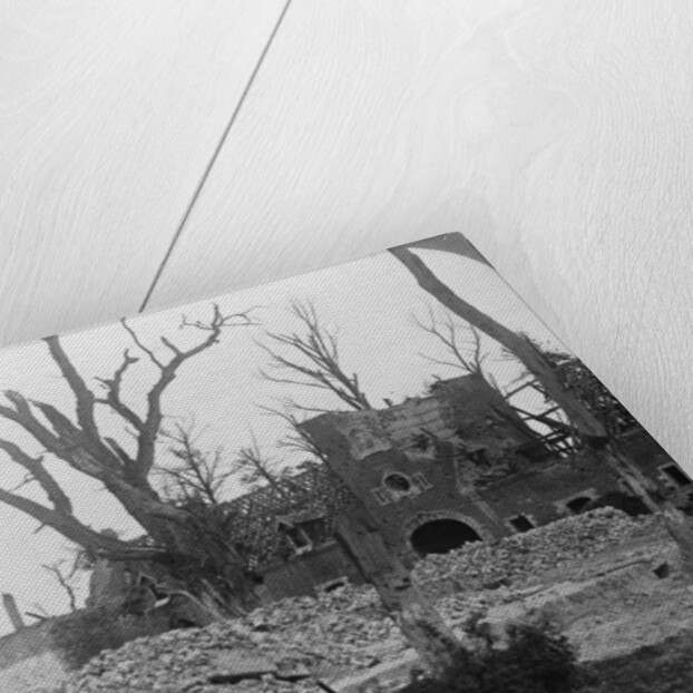 Ruins of Beury Chateau, Festubert, France, World War I by Realistic Travels Publishers