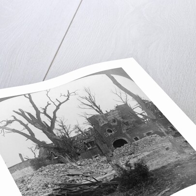 Ruins of Beury Chateau, Festubert, France, World War I by Realistic Travels Publishers