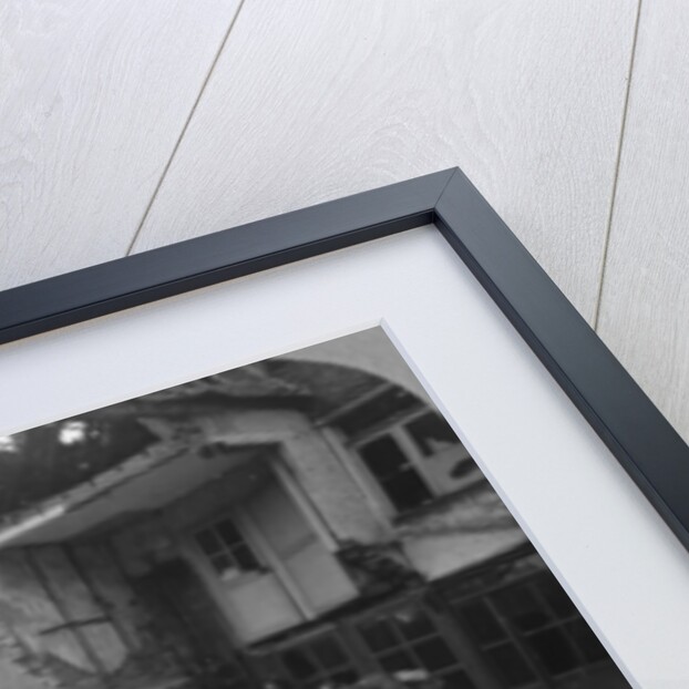 Houses damaged by German shellfire, Ypres salient, Belgium, World War I by Realistic Travels Publishers