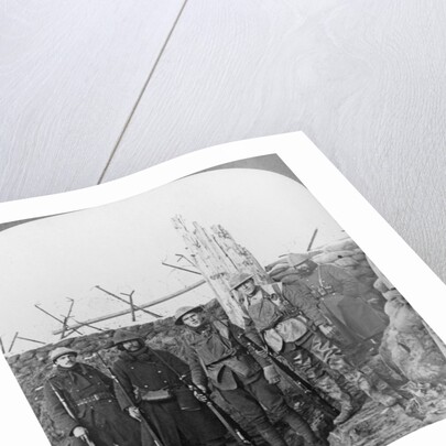 Lewis machine gunners, Hollebeke, Belgium, World War I by Realistic Travels Publishers