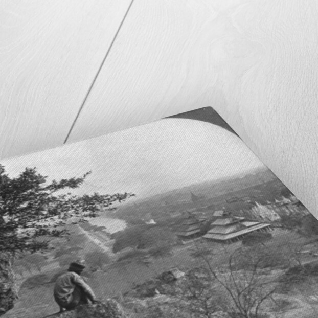 General view of Mandalay, Burma, showing the fort wall by Stereo Travel Co