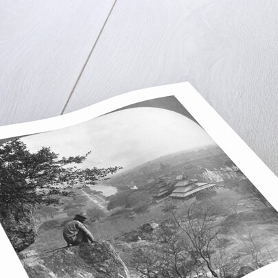 General view of Mandalay, Burma, showing the fort wall by Stereo Travel Co