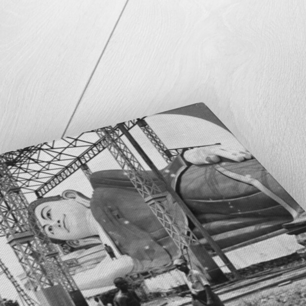 Giant recumbent figure of Buddha, Pegu, Burma by Stereo Travel Co