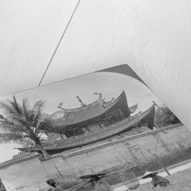 Picturesque Chinese joss house, Bhamo, Burma by Stereo Travel Co