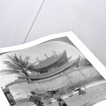 Picturesque Chinese joss house, Bhamo, Burma by Stereo Travel Co