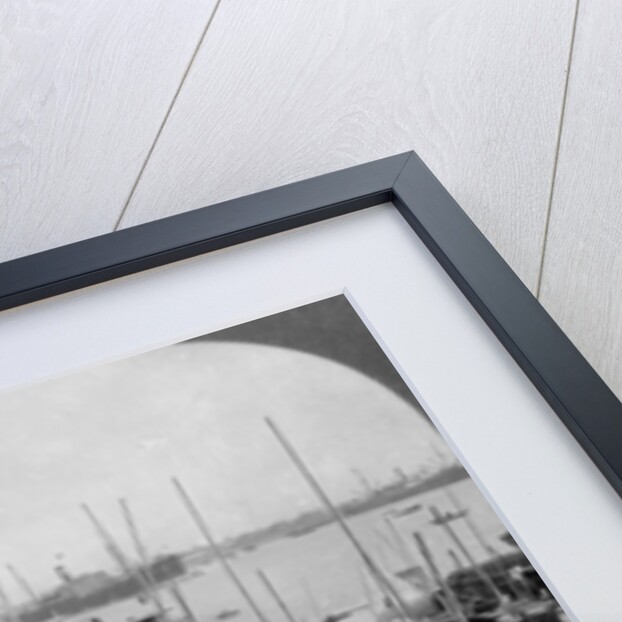 Harbour of Rangoon on the Irawaddy River, Burma by Stereo Travel Co