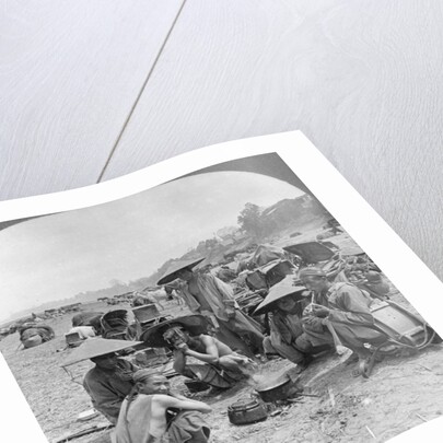 Caravan en route for China camping at Bhamo, Burma by Stereo Travel Co