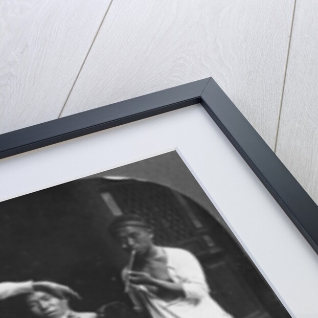 A Chinese barber at Bhamo, Burma by Stereo Travel Co