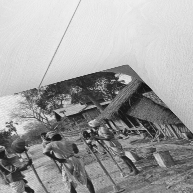 Road mending, Bhamo, Burma by Stereo Travel Co