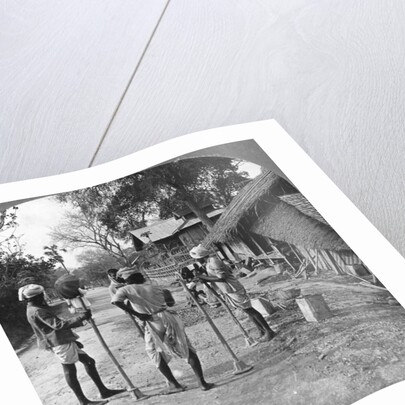 Road mending, Bhamo, Burma by Stereo Travel Co