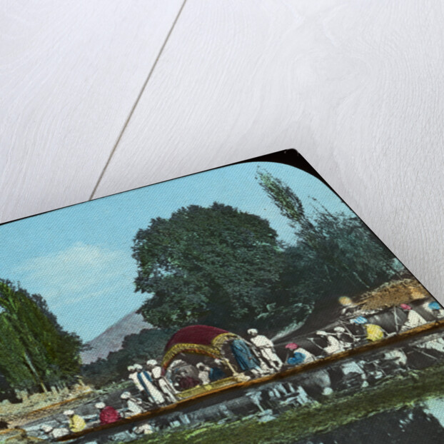 State barge on the Apple Tree Canal, India by Anonymous