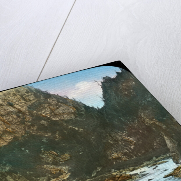 Sindh River, passing the crags below Sonamarg, Kashmir, India by Anonymous