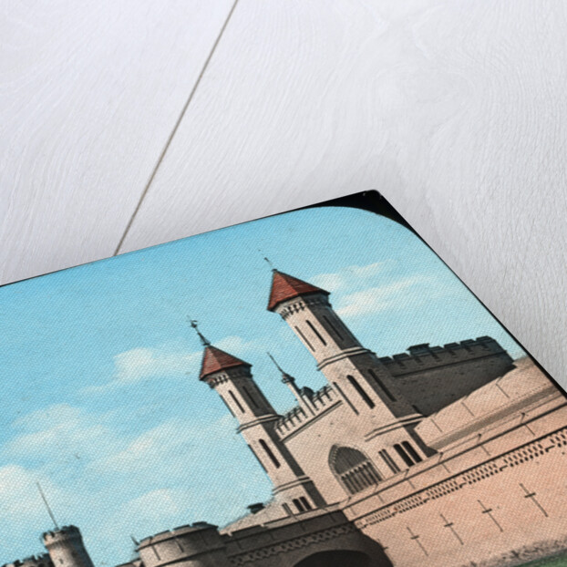 Railway station, Lahore, India by Anonymous