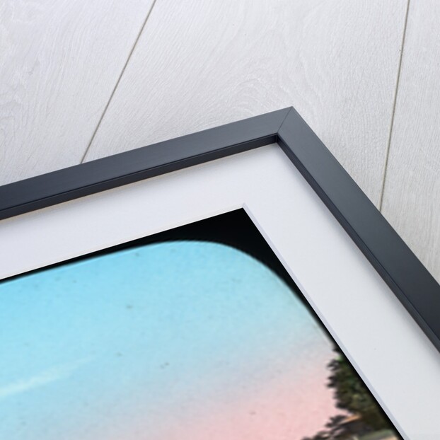 State barge opposite a Maharajah's palace, India by Anonymous