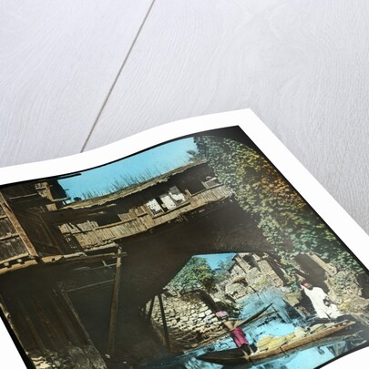 Old bridge, Srinagar, Kashmir, India by Anonymous