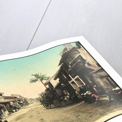 Street in Rangoon, Burma by Anonymous