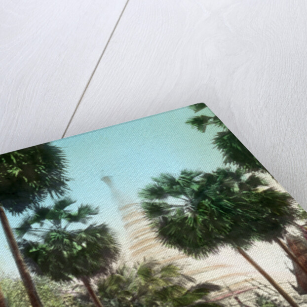 Street leading towards the Shwedagon Pagoda, Rangoon, Burma by Anonymous