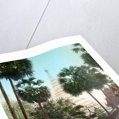 Street leading towards the Shwedagon Pagoda, Rangoon, Burma by Anonymous