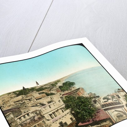 River Ganges from the Aurangzeb Mosque, Benares, India by Anonymous