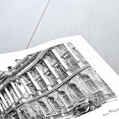 The exterior of the RAC Clubhouse in Pall Mall, London by Hanslip Fletcher