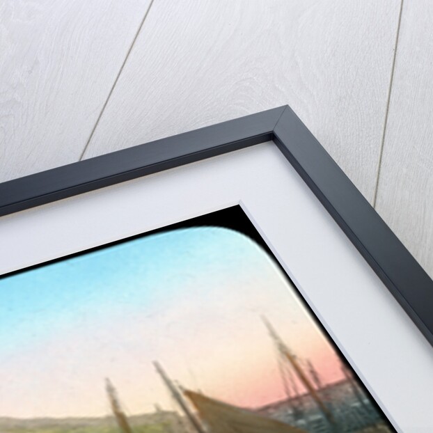 Fishing fleet at low tide, Polperro, Cornwall by Church Army Lantern Department