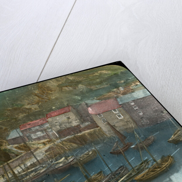 Fishing boats in the harbour, Polperro, Cornwall by Church Army Lantern Department