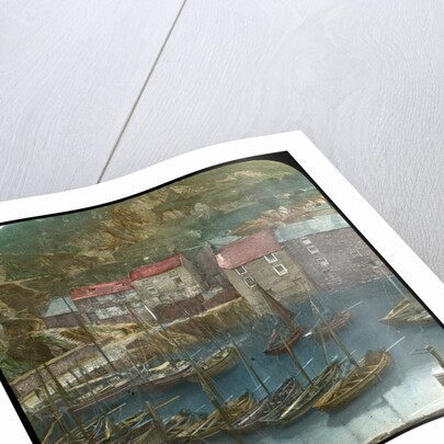 Fishing boats in the harbour, Polperro, Cornwall by Church Army Lantern Department