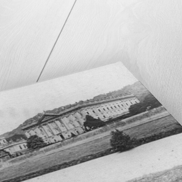 Chatsworth House from across the River Derwent, Derbyshire by Anonymous