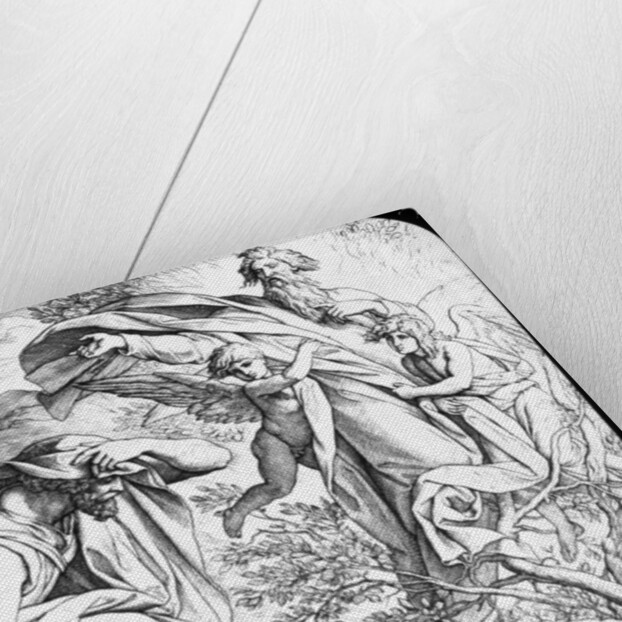 Moses and the Burning Bush by Julius Schnorr von Carolsfeld