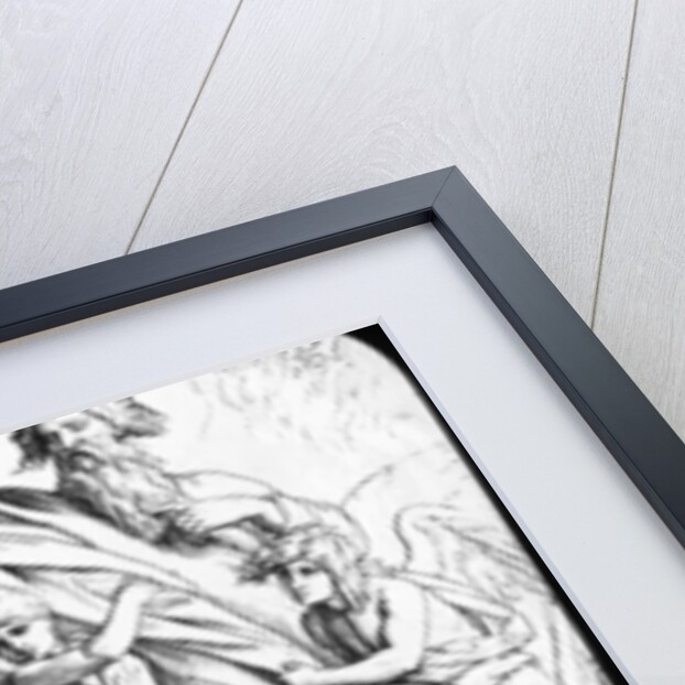 Moses and the Burning Bush by Julius Schnorr von Carolsfeld