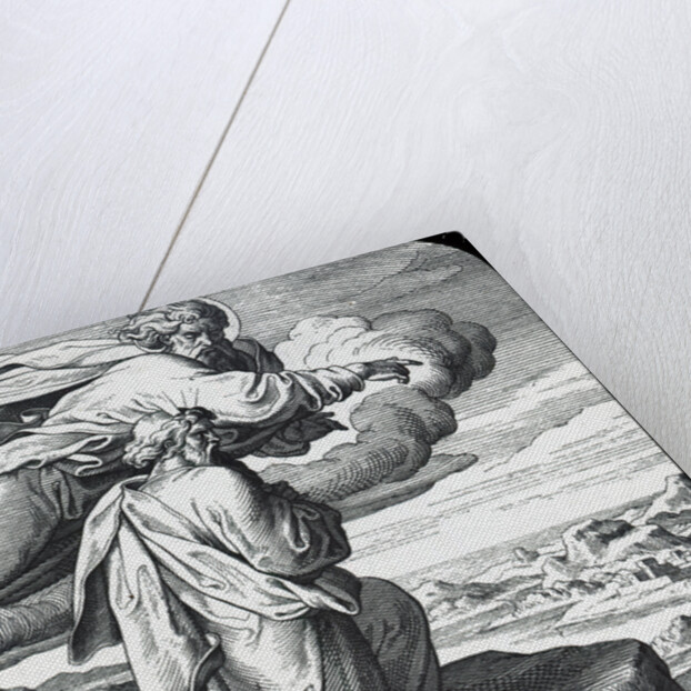 Moses views the land of Israel by Julius Schnorr von Carolsfeld