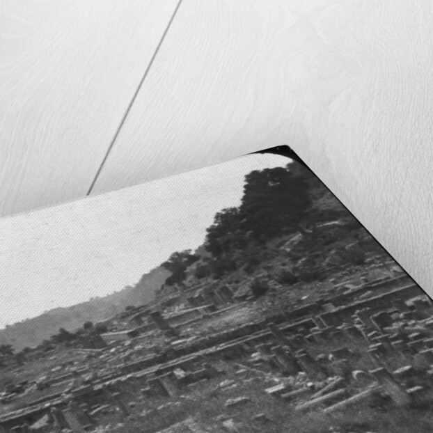 Mount Kronos and Temple of Hera, Olympia, Greece by Anonymous