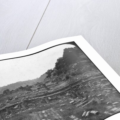 Mount Kronos and Temple of Hera, Olympia, Greece by Anonymous