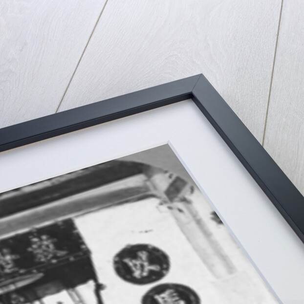 Interior of a schoolroom at Peking University, China by CH Graves