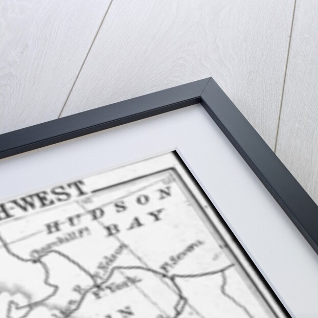 Map of Manitoba and the Northwest, Canada by George Philip & Son Ltd