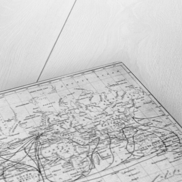 Map of the world showing sailing routes and telegraph cables by George Philip & Son Ltd