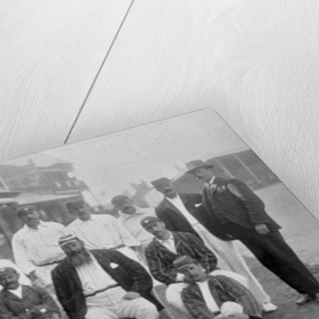 The England Test cricket XI at Nottingham, Nottinghamshire by WA Rouch