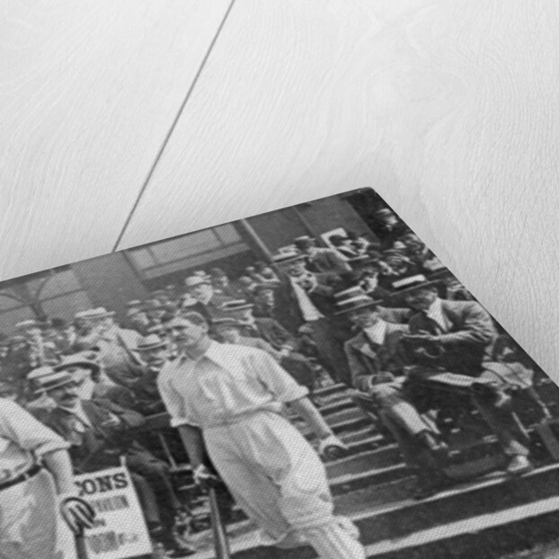 Dr WG Grace, English cricketer, walking out to bat by WA Rouch