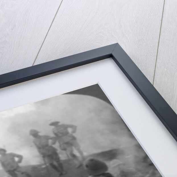 'Early morning camp fires and breakfast in the Persian Gulf', World War I by Realistic Travels Publishers