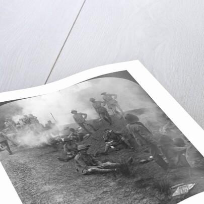 'Early morning camp fires and breakfast in the Persian Gulf', World War I by Realistic Travels Publishers