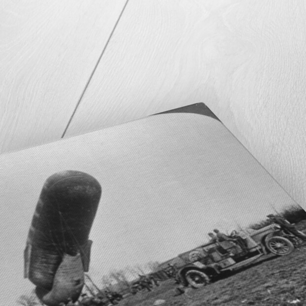 Observation balloon about to ascend, World War I by Realistic Travels Publishers