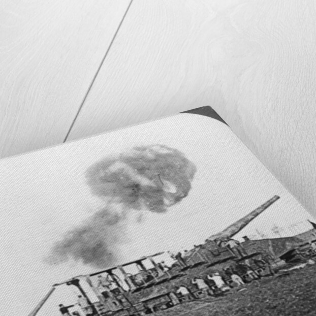 British 16 inch railway guns in action, World War I by Realistic Travels Publishers