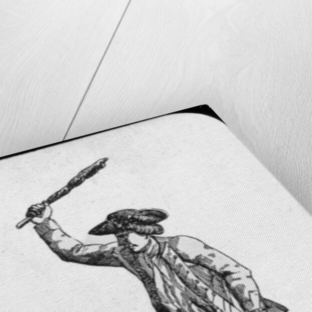 British sailor wielding a club by Newton & Co