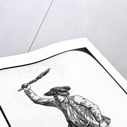 British sailor wielding a club by Newton & Co