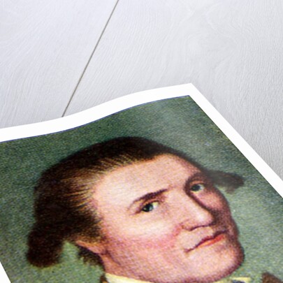 Captain James Cook, taken from a series of cigarette cards by Anonymous