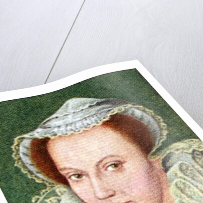 Mary, Queen of Scotts, taken from a series of cigarette cards by Anonymous