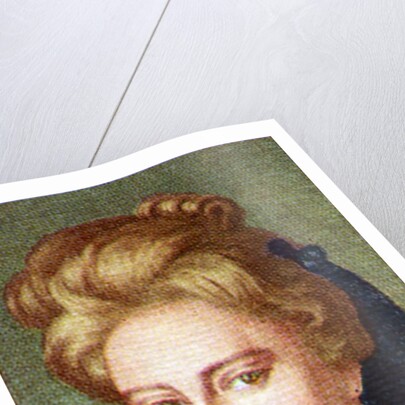 Sarah, Duchess of Marlborough, taken from a series of cigarette cards by Anonymous