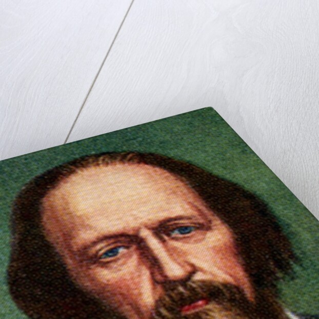 Lord Tennyson, taken from a series of cigarette cards by Anonymous