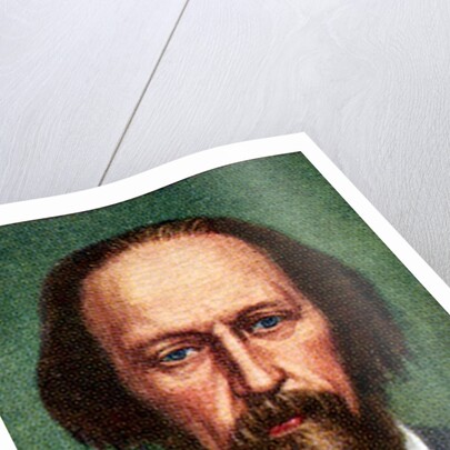 Lord Tennyson, taken from a series of cigarette cards by Anonymous