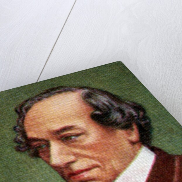Benjamin Disraeli, Earl of Beaconsfield, taken from a series of cigarette cards by Anonymous